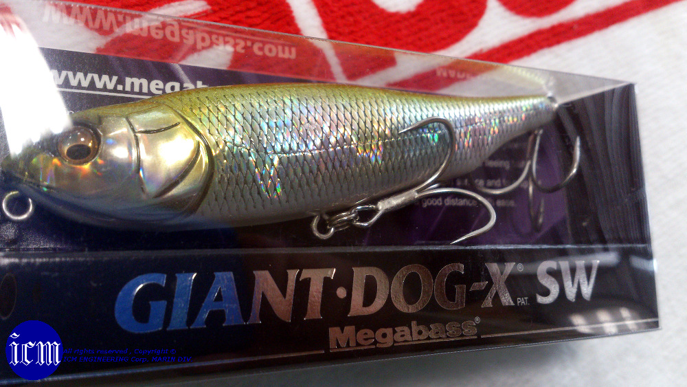 Megabass GIANT DOG-X SW 2013 Additional color: ＩＣＭルアーフィッシングクラブ