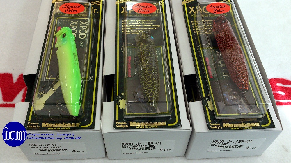 Megabass XPOD Jr. 限定カラー: ＩＣＭルアーフィッシングクラブ